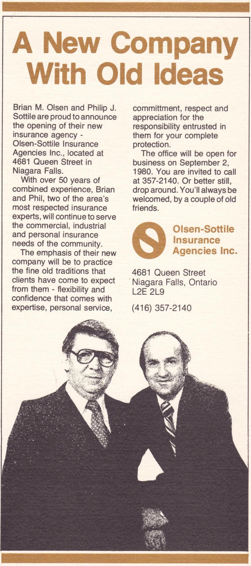 Olsen-Sottile, Your Niagara Insurance Brokers